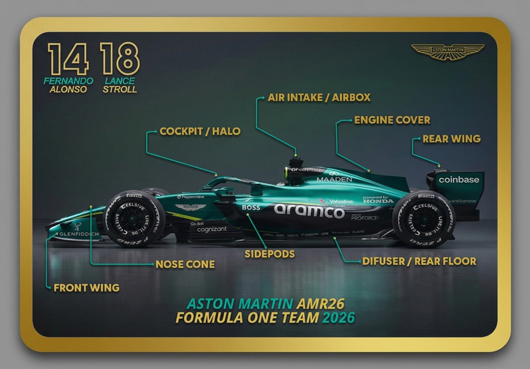 ASTON MARTIN AMR26 — 2026 FORMULA ONE TEAM