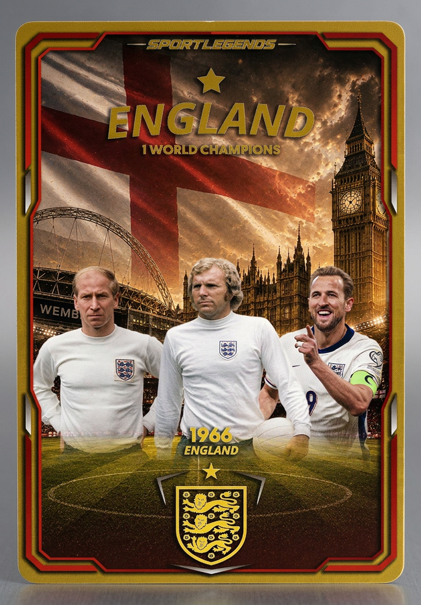 ENGLAND — FIFA WORLD CHAMPIONS 1966