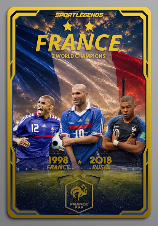 FRANCE — 2X FIFA WORLD CHAMPIONS