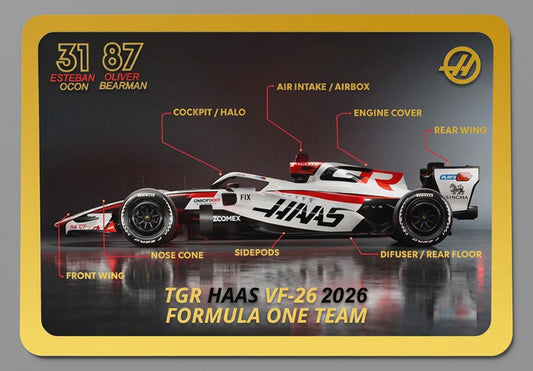 HAAS TGR VF-26 — 2026 FORMULA ONE TEAM